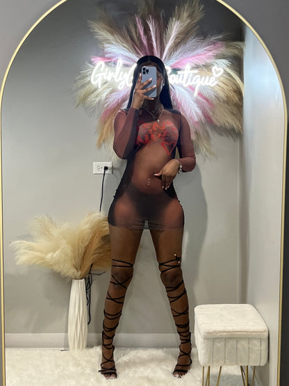 Send Nudes Mini Dress